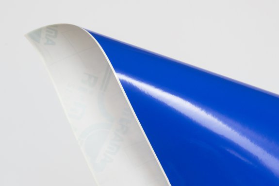 RI-Mark PVC L168 Brilliant Blue ASP детальное изображение Плоттерні плівки  Ri-Mark L100/M300 Пленка в рулонах